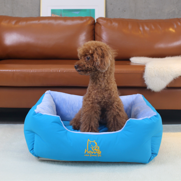 [스윗테일] 핸드메이드 강아지하우스 사각방석 (미디엄)[반려동물]