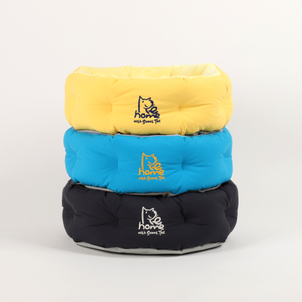 페오펫몰,[스윗테일] [꽃길특가]핸드메이드 강아지하우스 팔각방석 (라지) [반려동물]