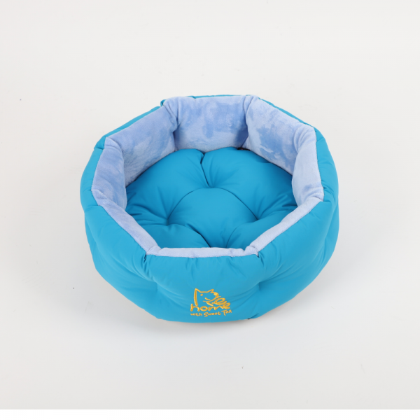 페오펫몰,[스윗테일] [꽃길특가]핸드메이드 강아지하우스 팔각방석 (라지) [반려동물]