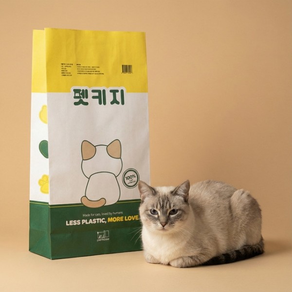 페오펫몰,[펫키지] 고양이 바스락 숨숨집 x 2매 [반려동물]