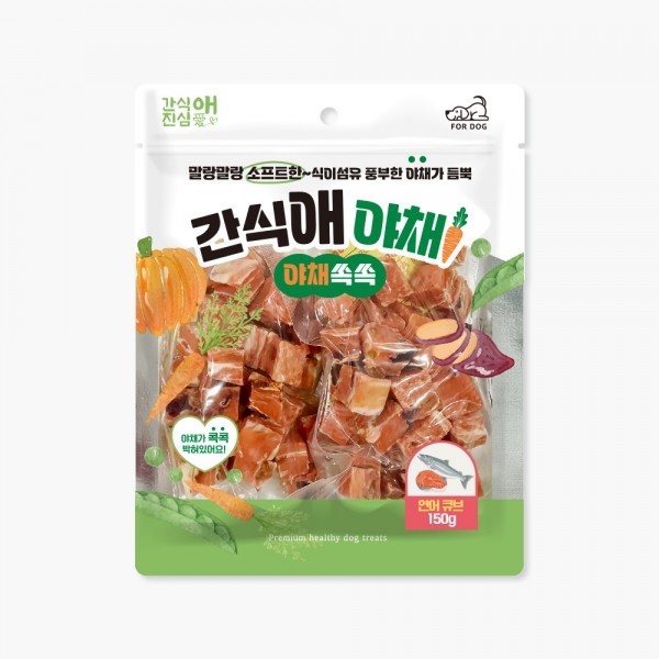 페오펫몰,레드퍼피 간식애야채 소프트 간식 (150g)