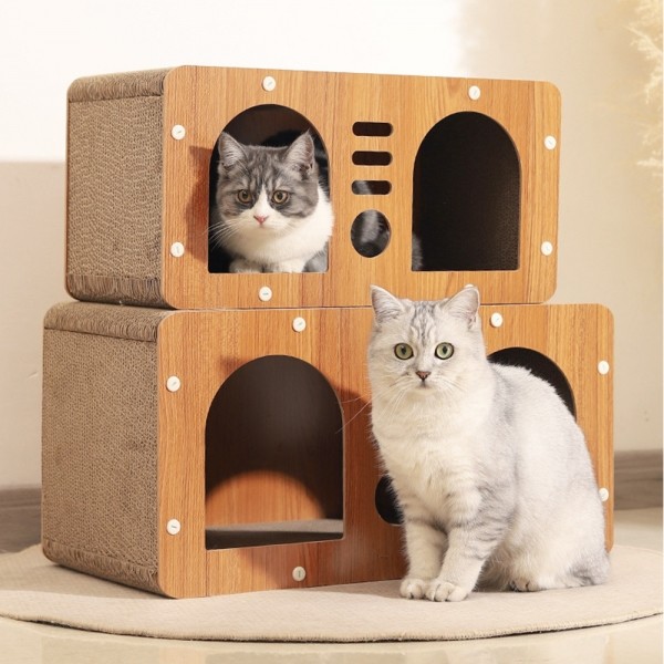 페오펫몰,레드퍼피 부루스 스크래쳐 고양이스크래쳐 손톱관리 스크래쳐 대형스크래쳐 고양이용품