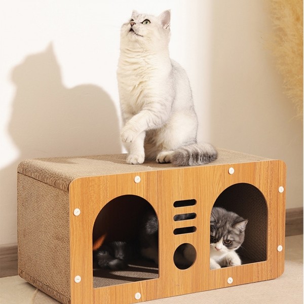 페오펫몰,레드퍼피 부루스 스크래쳐 고양이스크래쳐 손톱관리 스크래쳐 대형스크래쳐 고양이용품