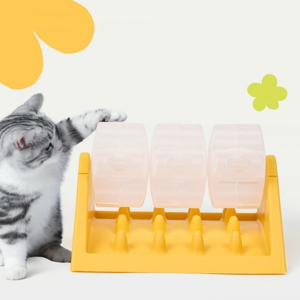 페오펫몰,레드퍼피 롤렛돌리기 간식장난감 [색상랜덤] 간식통 노즈워크 삑삑이 애견훈련 공