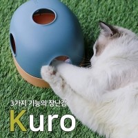 레드퍼피 쿠로 고양이장난감 간식통 노즈워크 삑삑이 애견훈련 공