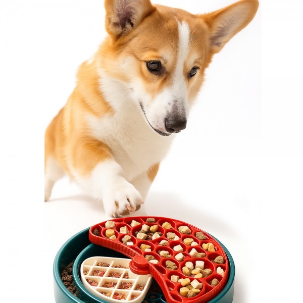 페오펫몰,레드퍼피 크리미엄 급체방지식기 식기 애견식기 강아지식기 식기 밥통 밥그릇