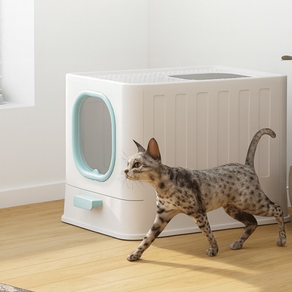 페오펫몰,레드퍼피 알루너 고양이화장실 스텐고양이화장실 위생용품 화장실