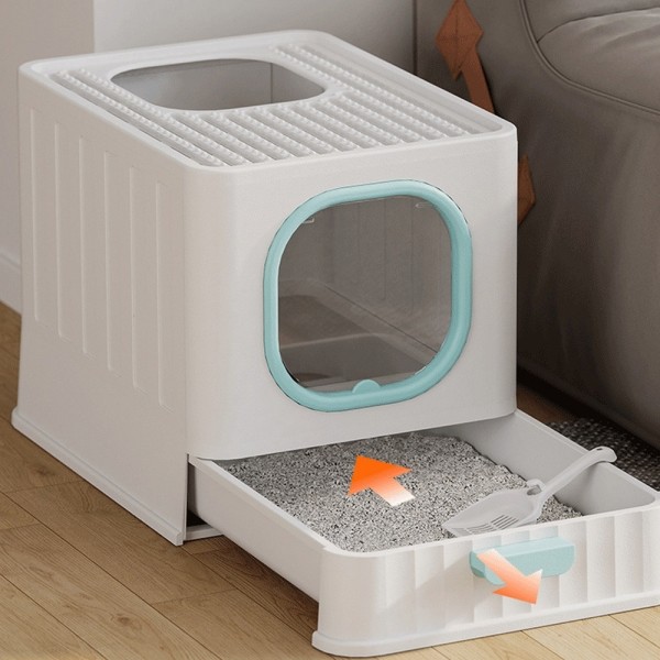 페오펫몰,레드퍼피 알루너 고양이화장실 스텐고양이화장실 위생용품 화장실