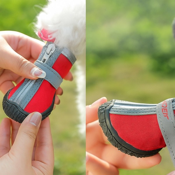 페오펫몰,레드퍼피 드라코 강아지메쉬신발[S~XL] 신발 보호