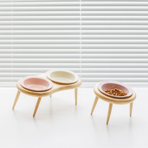 페오펫몰,레드퍼피 밀티아 조절식기세트[1구,2구] 식기 애견식기 강아지식기 식기 밥통 밥그릇