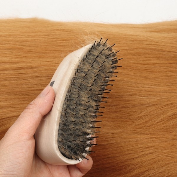 페오펫몰,레드퍼피 토리모 우든 돈모 펫 브러쉬 강아지브러쉬 샤워용품 목욕 브러쉬 타올 마사지