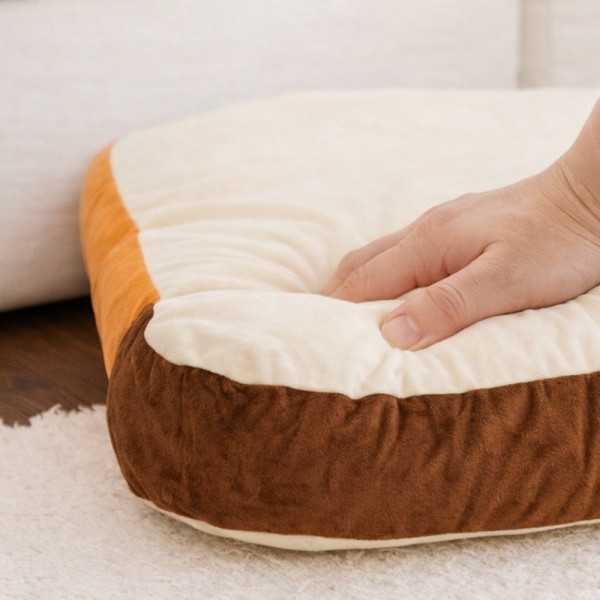 페오펫몰,레드퍼피 시모나 폭신쿠션 강아지방석 강아지침대 애견침대 여름방석 침대 시원한 유모차방석