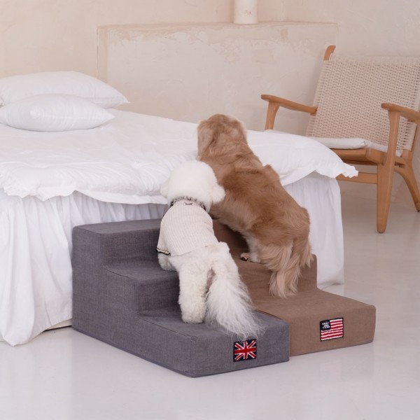 페오펫몰,레드퍼피 로젠느 펫스텝 강아지계단 애견계단 펫스텝 계단 강아지펫스텝 애견펫스텝 방석