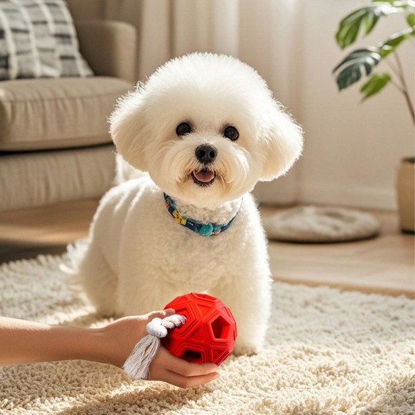 페오펫몰,레드퍼피 펜타곤 터그놀이공 간식볼 장난감 노즈워크 삑삑이 애견훈련 공