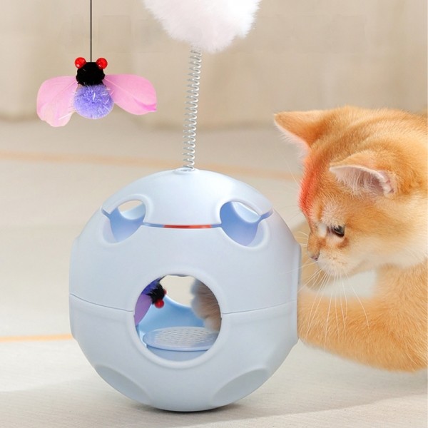 페오펫몰,레드퍼피 곤충잡기 오뚝이 장난감(색상랜덤)  간식볼 장난감 노즈워크 삑삑이 애견훈련 공