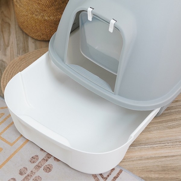 페오펫몰,레드퍼피 아이클 캣토일렛 스텐고양이화장실 위생용품 화장실