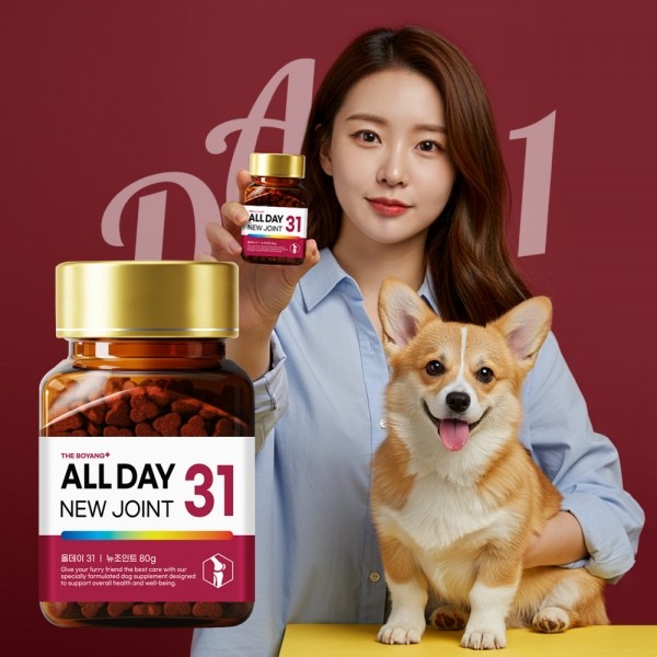 페오펫몰,더보양 올데이31 뉴조인트 강아지 관절 영양제 노견 노령견 슬개골 근육 근력 연골 강화