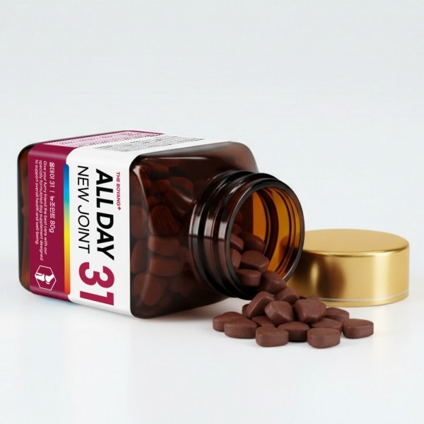 페오펫몰,[따스한특가] 더보양 올데이31 뉴조인트 강아지 관절 영양제 노견 노령견 슬개골 근육 근력 연골 강화 160정 x 3개