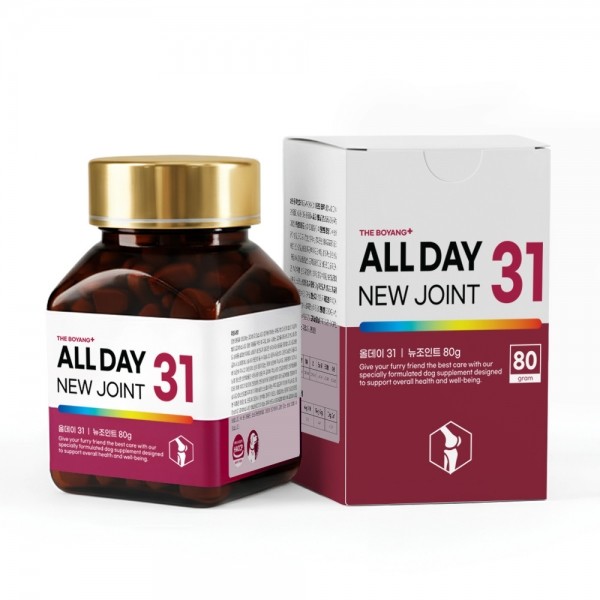 페오펫몰,[따스한특가] 더보양 올데이31 뉴조인트 강아지 관절 영양제 노견 노령견 슬개골 근육 근력 연골 강화 160정 x 3개
