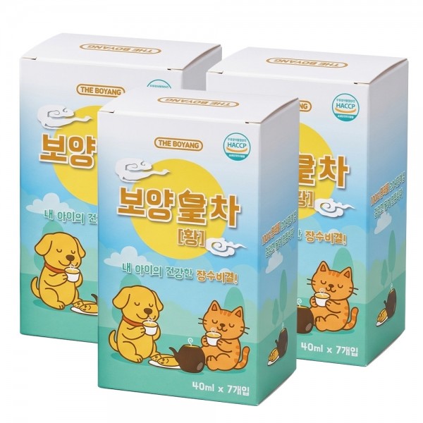 [댕캉스특가]더보양 강아지 고양이 보약 영양음료 보양황차 40ml x 21개