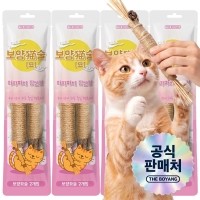 [댕썸머특가]더보양 마따따비 스트레스 치석제거 위장건강 고양이 수제 장난감 보양묘술 4팩(8개)