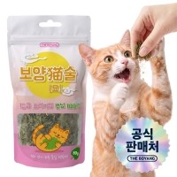 [댕캉스특가]더보양 보양묘술 고양이 자연 건조 캣닢 가루 고양이풀 개박하 캣그라스 캣잎, 80g