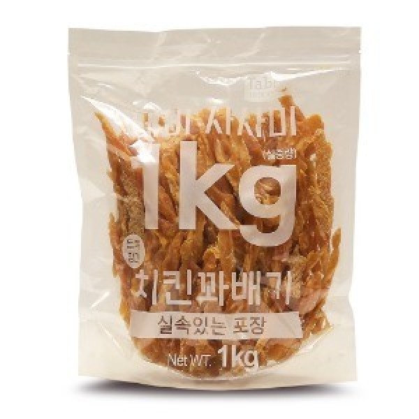 페오펫몰,[Tabby]테비사사미 실속포장(1kg/치킨꽈배기) [최저가]