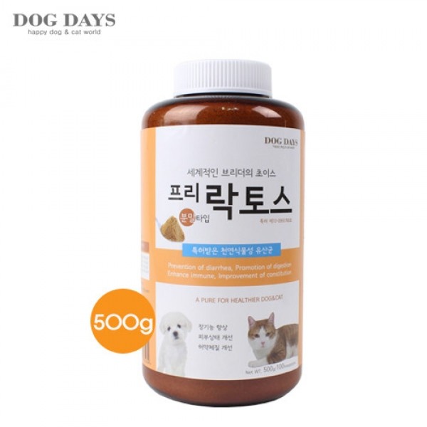 페오펫몰,프리락토스 천연 식물성 유산균(분말타입) 500g