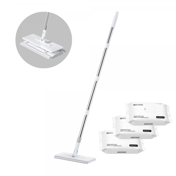 [홈트너스][설날특가] 이지톡 원터치 청소포 밀대걸레