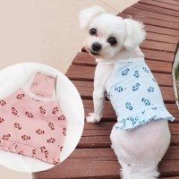 물고기크롭티 강아지옷 실내복 강아지명품옷 애견옷