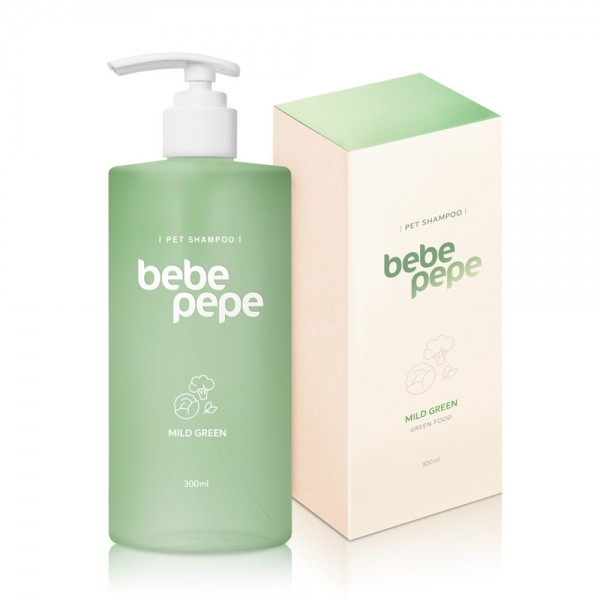 페오펫몰,[베베페페]슈퍼푸드 추출물 천연 강아지 샴푸&린스 올인원 기프트세트(마일드그린+스윗핑크)