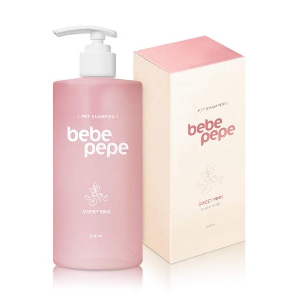 페오펫몰,[베베페페]슈퍼푸드 추출물 천연 강아지 샴푸&린스 올인원 기프트세트(마일드그린+스윗핑크)