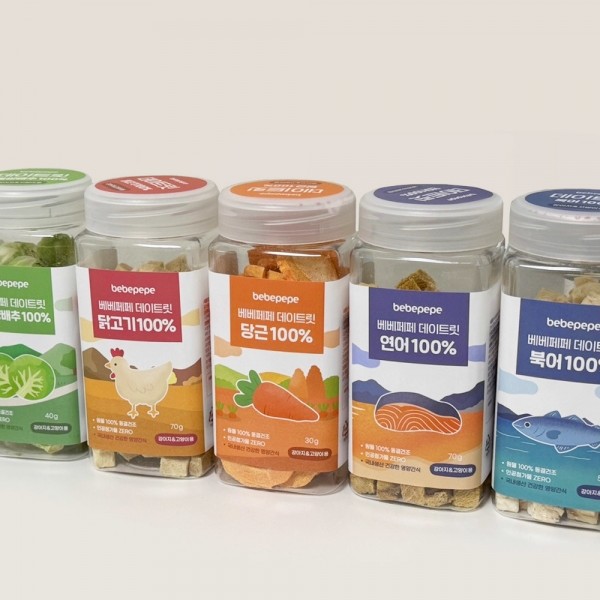[설날특가]베베페페 동결건조 원물 100% 데이트릿 8종