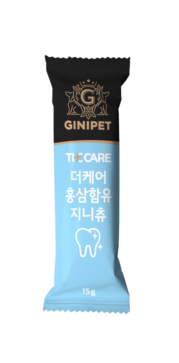 페오펫몰,정관장 지니펫 홍삼함유 지니츄 구강건강 강아지 개껌 210g (15gX14ea)