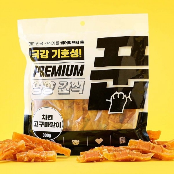 페오펫몰,풉 독 치킨 고구마말이 300g