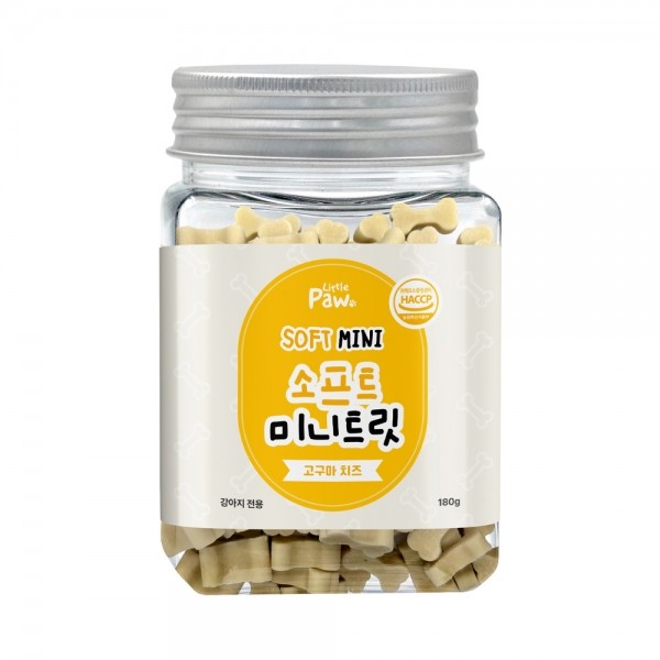 페오펫몰,리틀포우 소프트 미니트릿 강아지 간식 고구마치즈 180g
