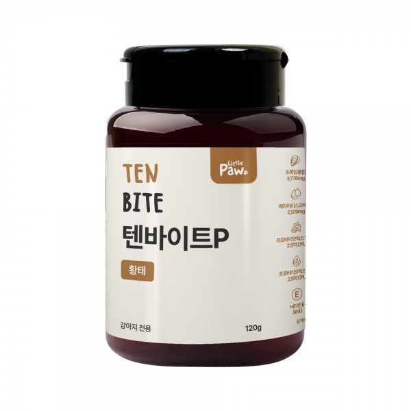 페오펫몰,리틀포우 텐바이트 강아지 종합 영양제 전 연령용 황태, 120g, 1개