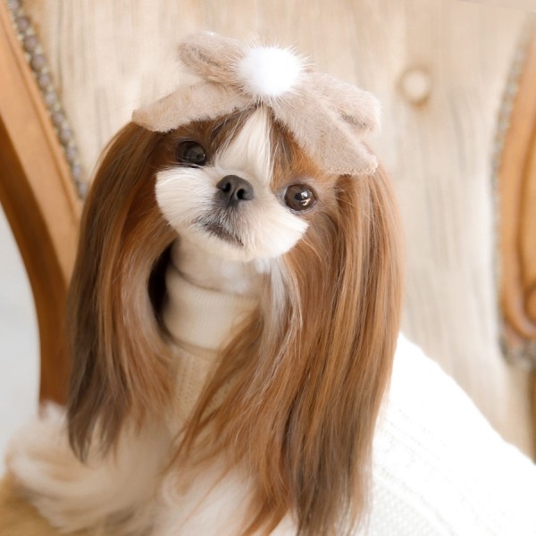 페오펫몰,[마망독] 빅밍크 핸드메이드 리본핀 5color