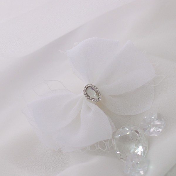 페오펫몰,[마망독] 오데트 핸드메이드 리본핀 2color