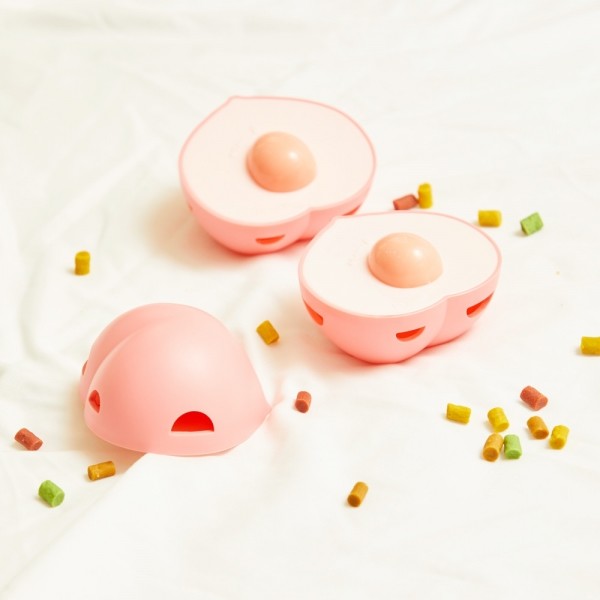 페오펫몰,펫토리아 강아지 노즈워크 장난감 복숭아