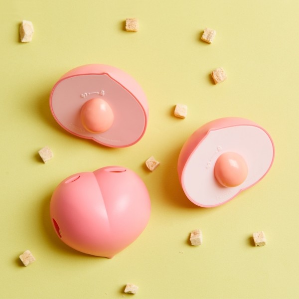 페오펫몰,펫토리아 강아지 노즈워크 장난감 복숭아