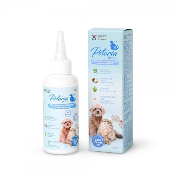 [펫토리아] 스팀브러쉬 전용 티트리 디탱글러 에센스 120ml