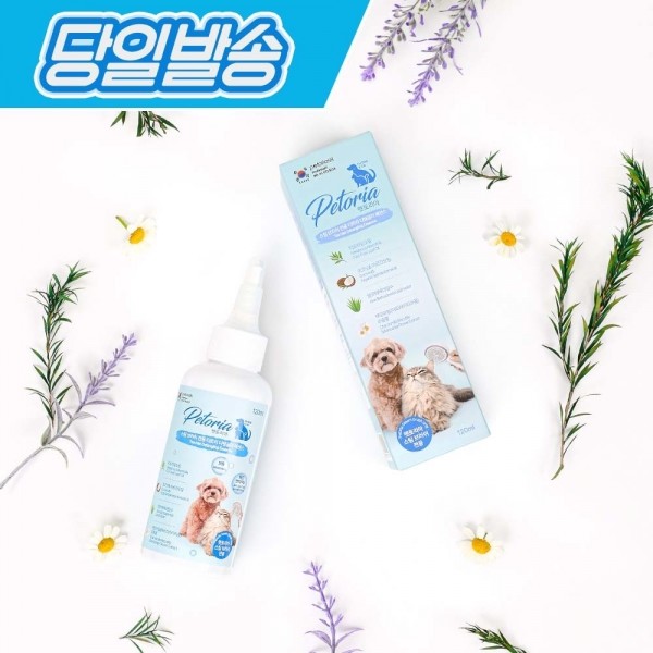 페오펫몰,[펫토리아] 스팀브러쉬 전용 티트리 디탱글러 에센스 120ml