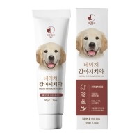 구비나무 샤코 네이처 강아지치약 50g 1개 (치약 유통기한 26년 4월)