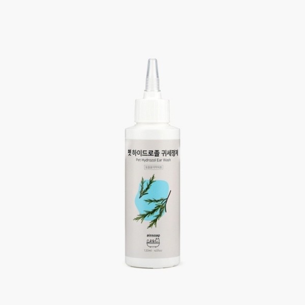 페오펫몰,아인솝 강아지 귀세정제 귀청결제 하이드로졸 귀세정제 120ml