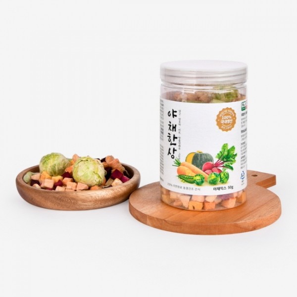 페오펫몰,올치 강아지 간식 치킨/열빙어/북어/야채 동결간식 한상시리즈 1+1