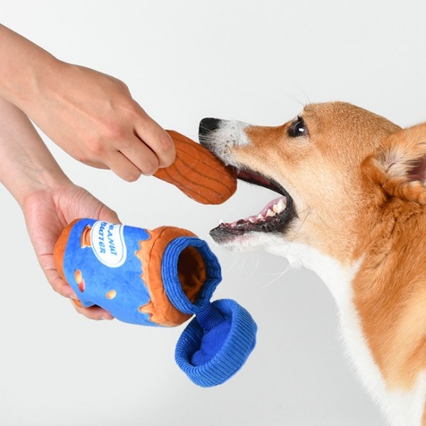 페오펫몰,[댕보양특가]올치 피넛버터 삑삑 터그 노즈워크 토이