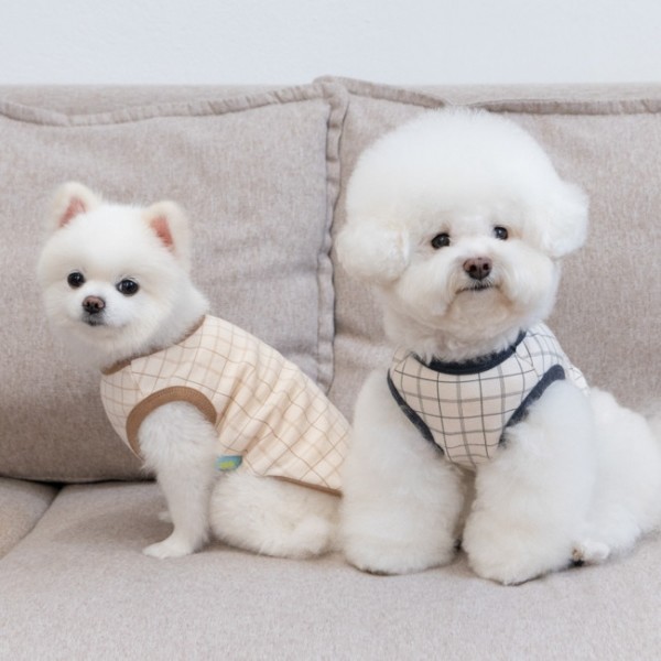 올치 겨울옷 체커보드 티셔츠 2종