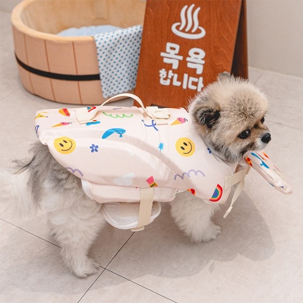 올치 여름 수영용 레인보우 구명조끼
