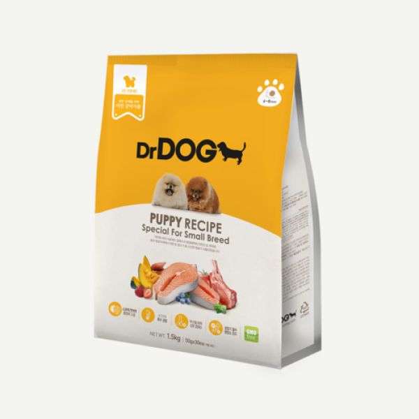 페오펫몰,#1000만선택#재구매인기 닥터독 닥터독 퍼피 사료 1.5kg